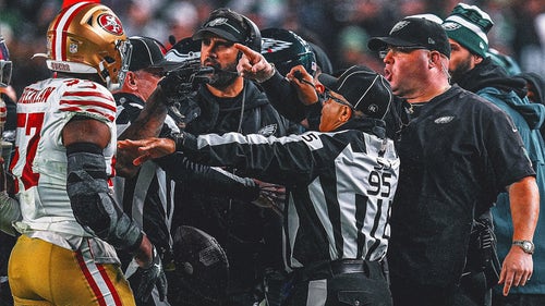 NFL Trending Image: Who is 'Big Dom'? Eagles security officer ejected with Niners LB Dre Greenlaw